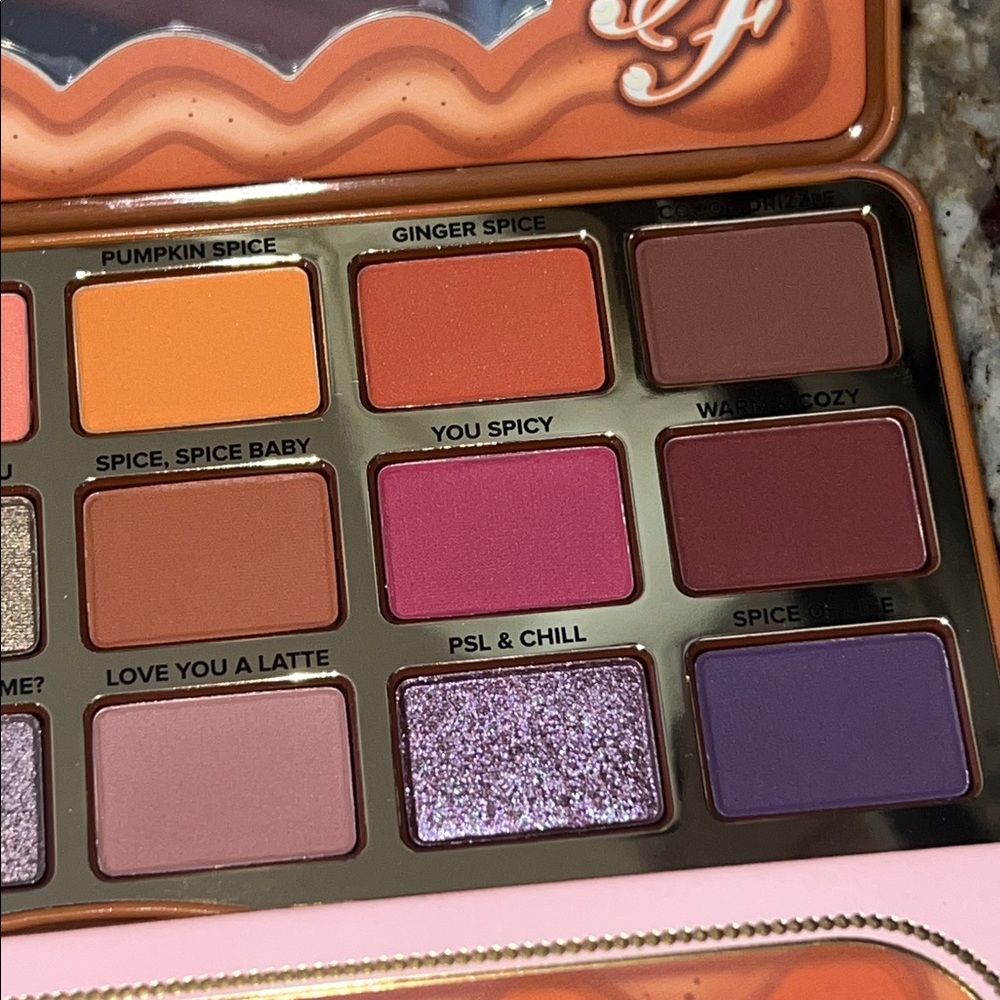 ❄️⚡️ORIGINAL + HTF Too Faced Pumpkin Spice Eyeshadow Palette - Picture 6 of 11